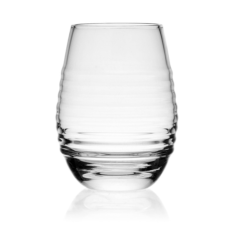 Mikasa Ciara Set of 4 Stemless Red White Wine Glasses,