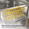 SWTYMIKI Sponge Holder for Kitchen Sink, Kitchen Sink Caddy Rustproof
