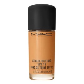 Base Líquida Mini MAC Studio Fix Fluid | NC35 | Mate | SPF 15 Cobertura 24h Media-Alta | 15ml