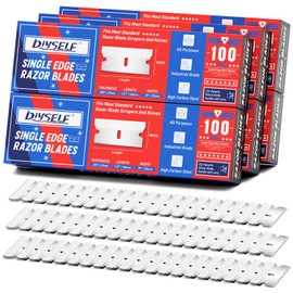 DIYSELF 600-Pack Single Edge Razor Blades, Industrial Scraper Razor Blades