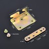 4 Sets Bed Rail Brackets Akamino Heavy Duty Non-Mortise Bed