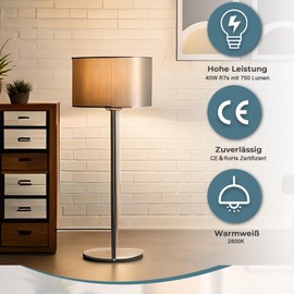 Lamptobe R7S Halogen Rod 78 mm 40 W 230 V Halogen Bulbs R7s 78 mm Dimmable Warm White 2700 K J78 T3 Linear Halogen Bulbs, Pack of 5