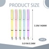 TYVOM 5 PCS Everlasting Pencils, Reusable Inkless Pencils with Rubbers