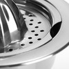 com-four® 2 x Stainless Steel Citrus Juicers - Juicers for