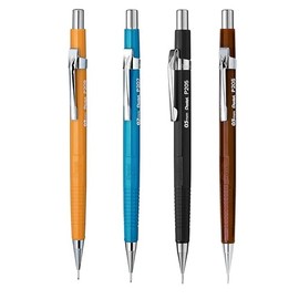 Pentel P200 Series Mechanical Pencil - Automatic, Drafting Pencil Refillable - 1 of Each Size - Pack of 4-0.3mm/0.5mm/0.7mm/0.9mm