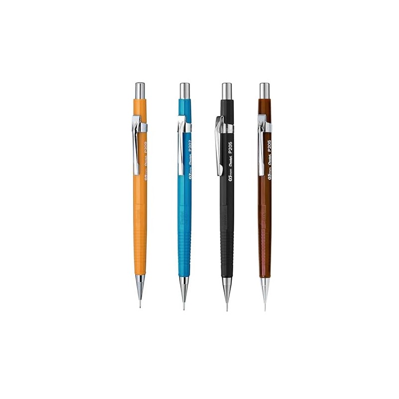 Pentel P200 Series Mechanical Pencil - Automatic, Drafting Pencil Refillable
