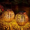 2 Pack Solar Table Lanterns - Solar Hanging Outdoor Lanterns
