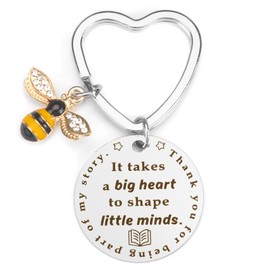 Teacher Gifts,Teacher Keyring,Thank You Teacher Gifts,Teacher Appreciation Gift,Bee Keyring,Gift Teacher,Best Teacher Gifts,Male Teacher Gifts,Nursery Teacher Thank You Gifts,Gifts for Teachers