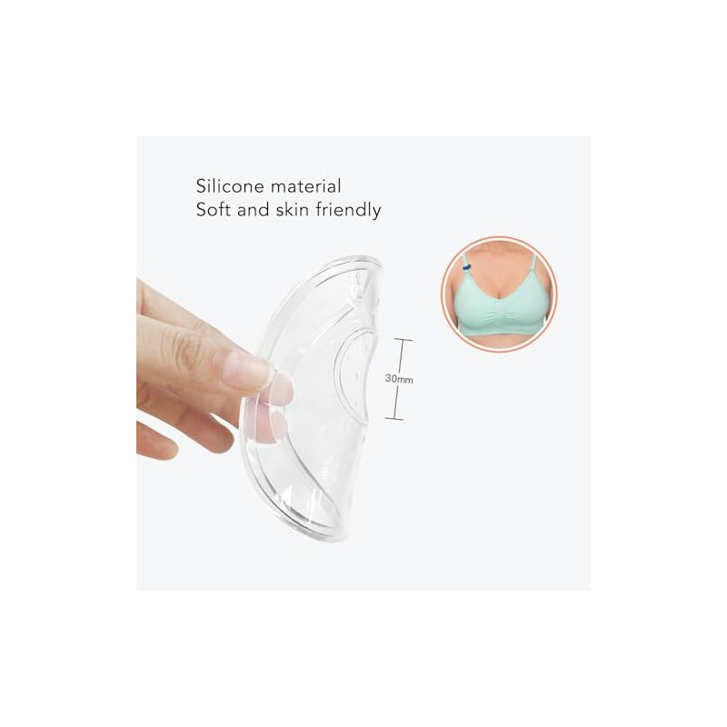 2 Vasos Recolectores de Leche Materna con Tapas, Recolección Automática