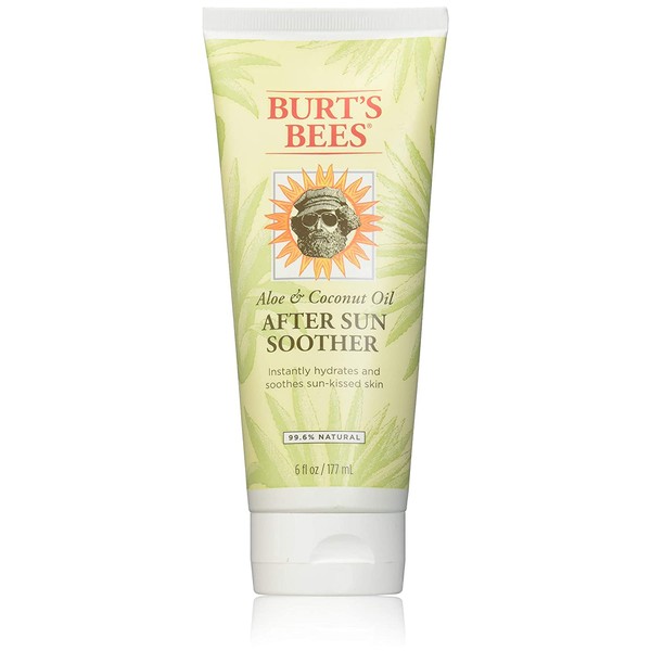 Burt's Bees Aloe & Coconut Oil After Sun Soother 6 oz (Pack of 3)