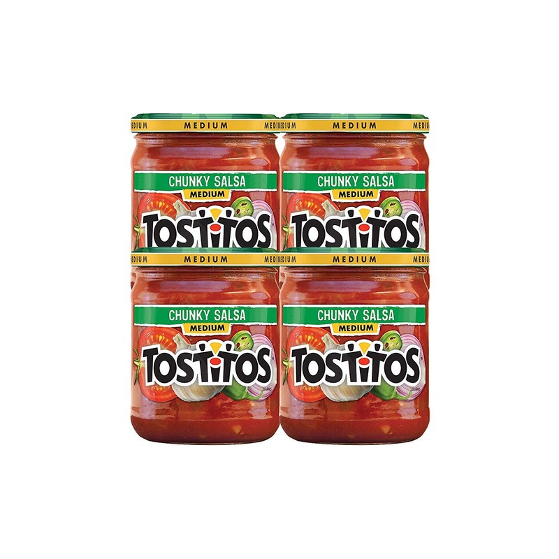 Tostitos, Medium Chunky Salsa, 15.5 Ounce (Pack of 4)