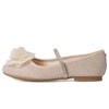 Nina Girls Jory (Little Big Kid) Ballet Flat W/Flower, Natural