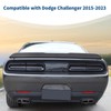 PDKLIN for Challenger Tail Lights Covers Trim Smoked Black for
