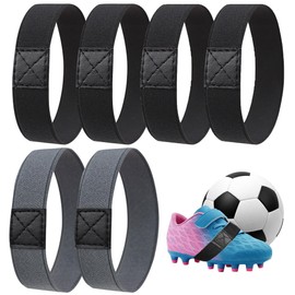 HAOBIN 3 Pairs of Shoelaces Fixing Band Laces Football Shoes Fixing Strap for Football Shoes Laces Fixing Band Football Stretch Band Shoelaces Suitable for Football Boots and High Heels (A)