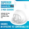 2 Pack Reliable Seal Cushions for Wisp Reduced Irritation Replacements