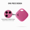 Geiomoo Silicone Case for Tile Mate (2024) Tracker, Soft Flexible