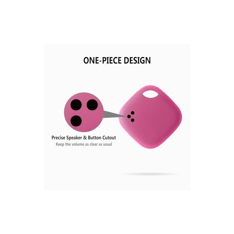 Geiomoo Silicone Case for Tile Mate (2024) Tracker, Soft Flexible
