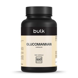 Bulk Glucomannano (Konjac) in compresse da 500mg, Konjac, 180 Capsule, 90 porzioni
