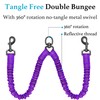 iYoShop Dual Dog Leash - Tangle-Free 360° Swivel & Shock-Absorbing