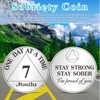 AtSKnSK 7 Months Sobriety Coin 1-12 Months Sobriety Coin AA