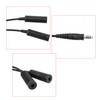 HEARFALCOM Tactical Dual Pass to Single Pass Cable Headset Adapter