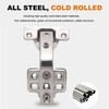 Cezmkio 135°Soft Closing Cabinet Hinges 2 Packs, Kitchen Cabinet Hinges,