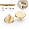 oumuik Furniture knobs, gold, knobs for drawers, doors, cupboards with