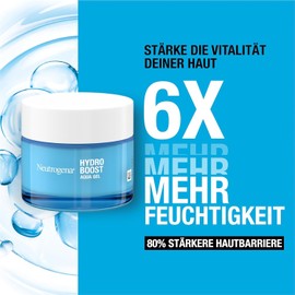 Neutrogena Hydro Boost Aqua Gel Moisturiser for Normal and Combination Skin, Oil Free, 50 ml