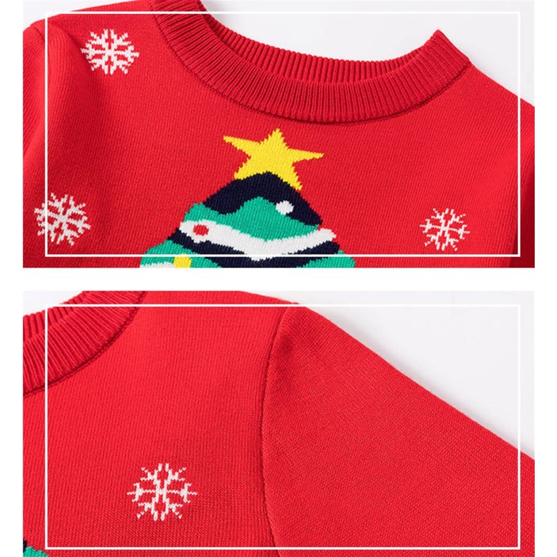 HILEELA ANG - Suéter de Navidad para niños pequeños y