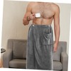 LABRIMP Creative Warm Shower Towel for Men Ultra Absorbent Polyester