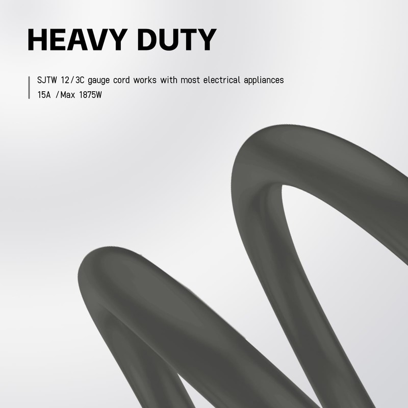 EP 50 Ft Lighted Outdoor Extension Cord - 12/3 SJTW
