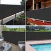 Windscreen4less 3'x12' Deck Balcony Privacy Screen Fence Apartment Balcony Mesh