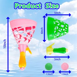 Pop and Catch Ball Game Set - Indoor Outdoor Toys for 3 - 12 Year Olds, Ideal for Family Gathering, Boost Hand - Eye Coordination