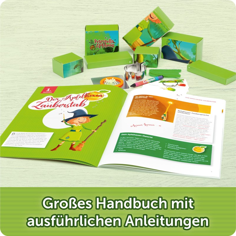 FRANZIS 67202 Advent Calendar Petronella Applesauce Experiments and Magic Tricks,
