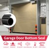 20FT 0.18" P-Bulb EPDM Rubber Garage Door Bottom Seal –