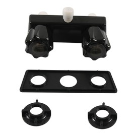 RV Shower Faucet RV Shower Valve Diverter 4” Bathroom Shower Mixing Valve Control for RV Camper with Dual Knobs