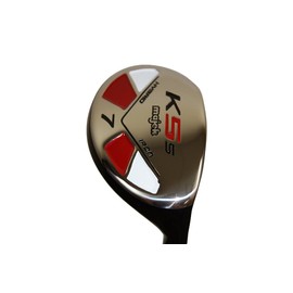 Majek Golf +2 inch Over XL Big & Tall Senior Men's #7 Hybrid Senior Flex Right Handed Utility A Flex Club (Tall 6'3"+ / +2" Over) with Premium Men's Arthritic Grip