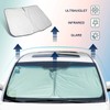 YEE PIN Compass Sonnenschirm Auto kompatibel mit Jeep Compass 2017-2022
