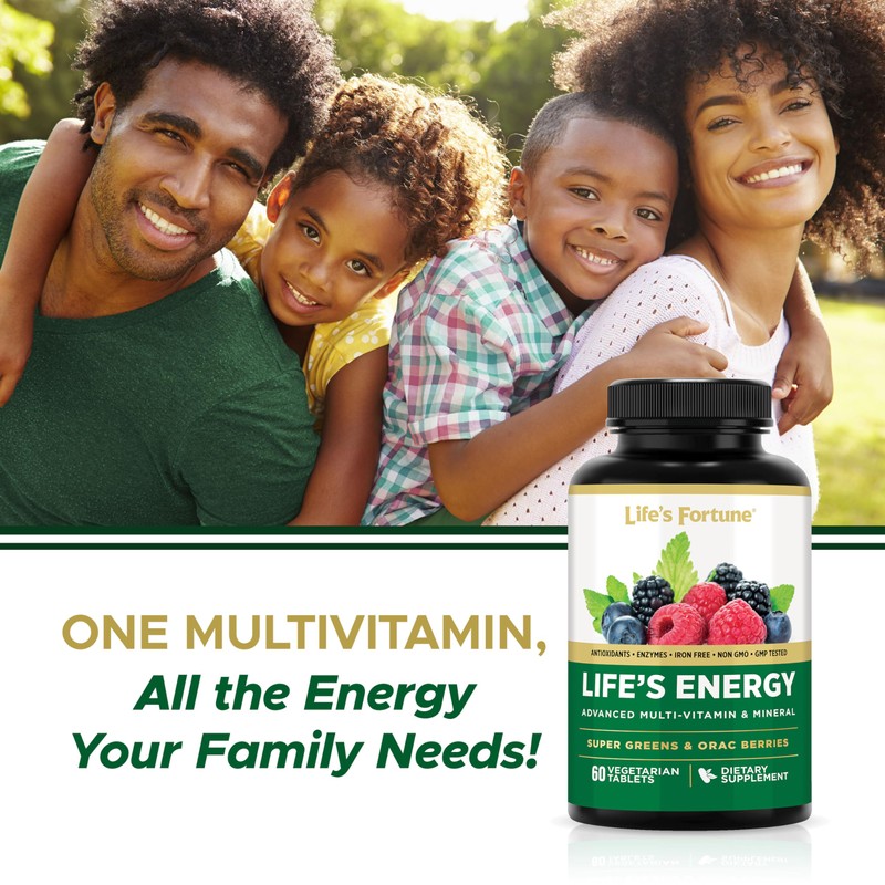 Life's Energy Advanced Daily Multivitamin for Men & Women, Energy