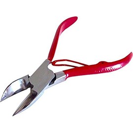 Professional Toe Nail Clipper Cutter Nippers - Chiropody Heavy Duty Thick Nails 4.25" Red-Nail Toenail Clippers for Thick Ingrown Nails Nippers Scissors Cutters Heavy Duty Stainless Steel