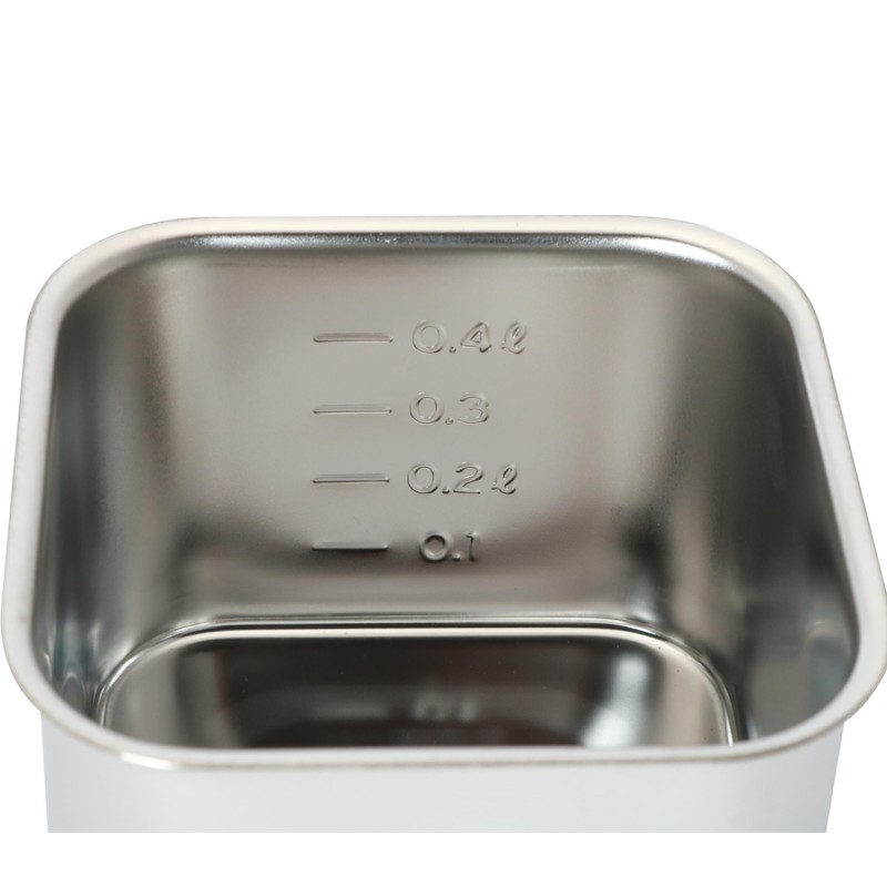 Sugiko Sangyo SH-4209 18-8 Scale Shallow Square Kitchen Pot (with