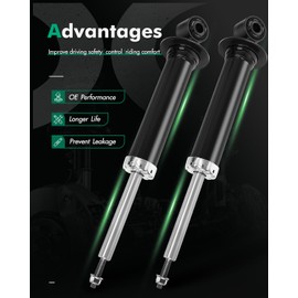 SCITOO 2x Rear Shock Absorbers Fits For Ford Five Hundred 2005-2007,For Ford Freestyle 2005-2007,For Ford Taurus 2008-2009,For Ford Taurus X 08-09,For Mercury Montego 05-07 Auto Shocks 341462 72538