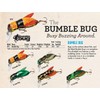 Rebel Lures Bumble Bug Topwater/Crankbait Fishing Lure, 1 1/2 Inch,