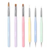 TEOYALL TEOYALL Nail Art Brushes, Nail Design Painting Brushes Builder