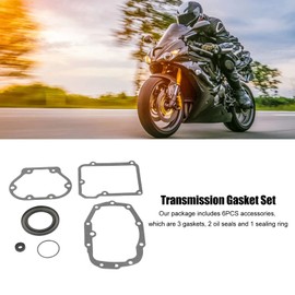 Motorcycle Gasket Seal Rebuild Kit, 78?461A Rubber Material Replacement for 5 6 Speed