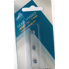 Logan Graphics Replacement Glass Cutter Wheels for 704 & 704-1, 3 Pack