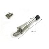 Stainless Steel Door Stopper Spring Loaded Telescopic Step On Door