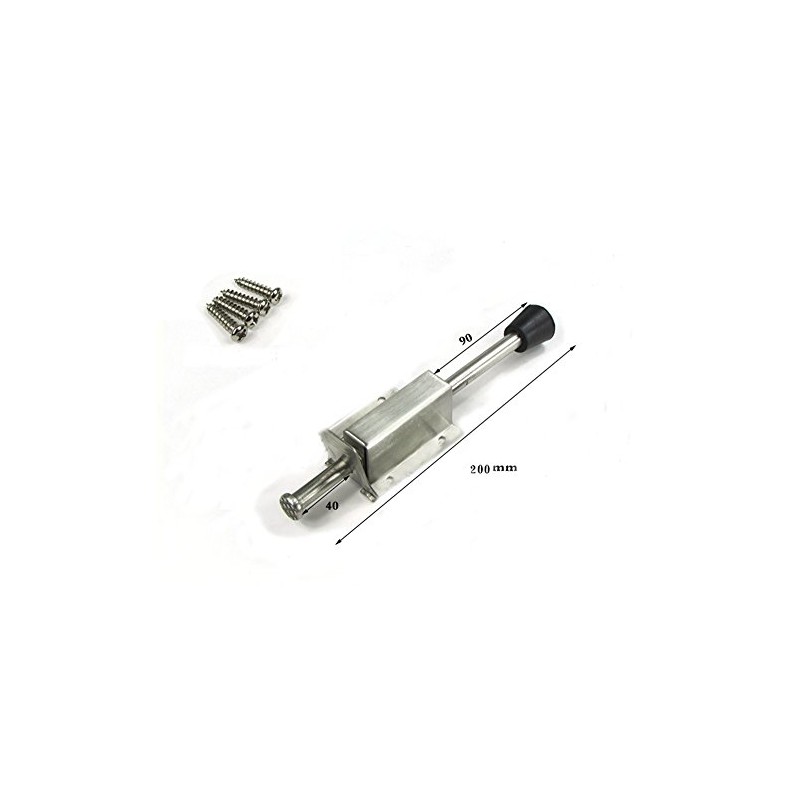 Stainless Steel Door Stopper Spring Loaded Telescopic Step On Door
