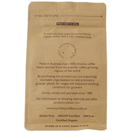 Byron Bay Coffee Company Certified Organic Espresso Ground, 250 g