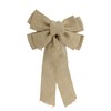 DARO DEKO Jute Double Bow 22 cm x 35 cm